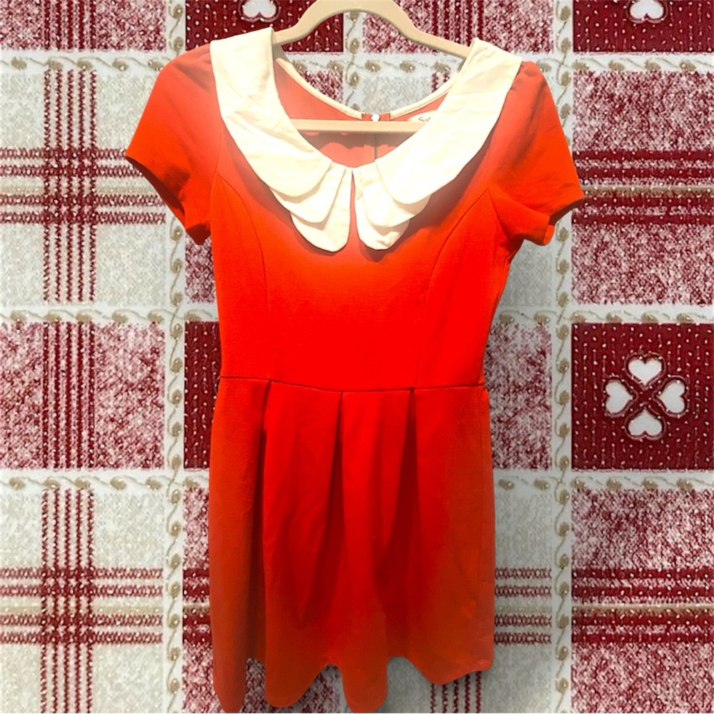 Sunny Girl Red and White Mini Dress